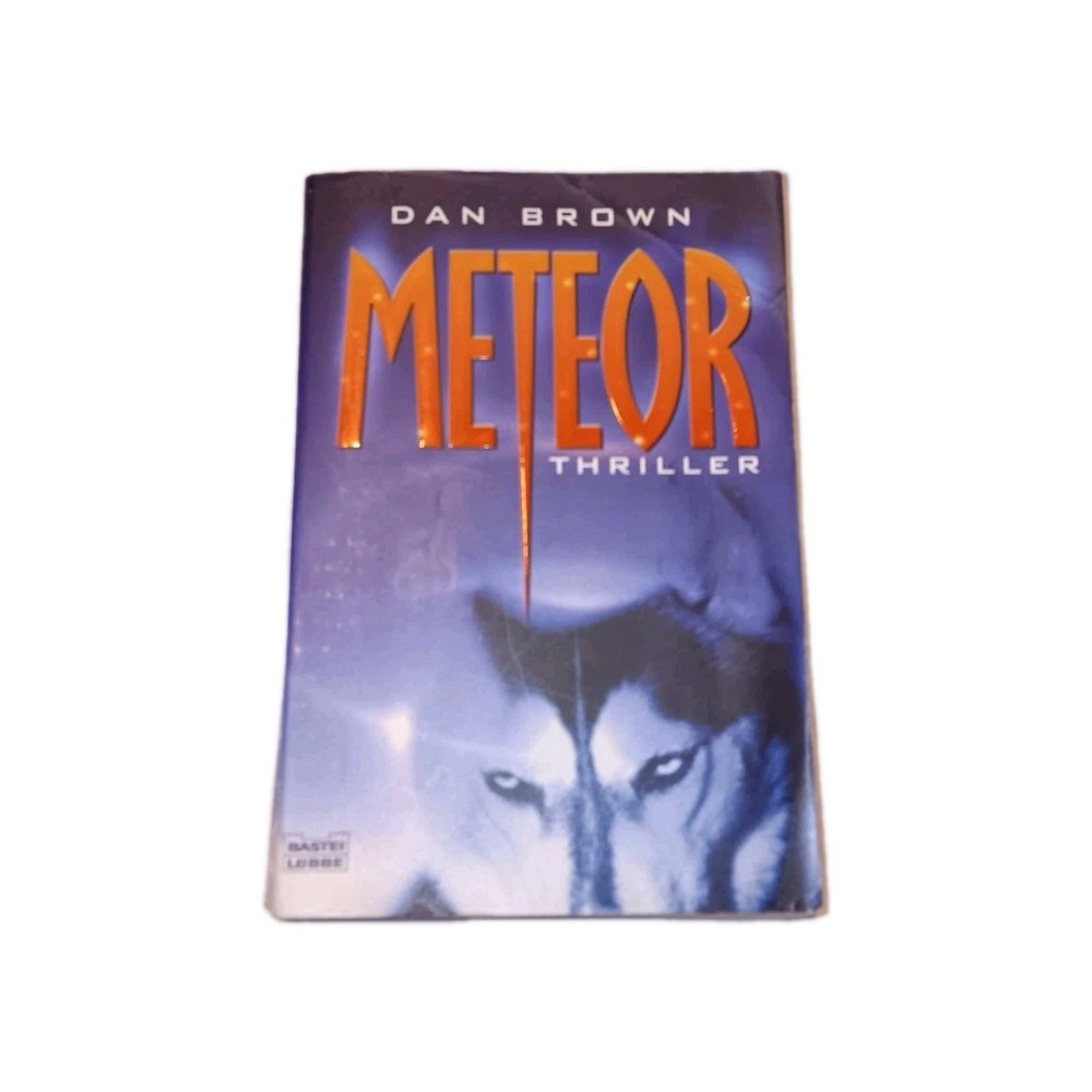 Dan Brown METEOR German Edition Bastei Lübbe Taschenbuch Thriller Buch