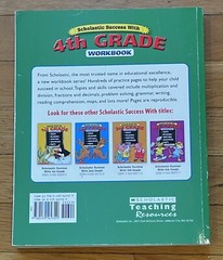 Lot of 3 Grades 3 & 4 English Math Writing Grammar Map Workbooks Activity Books