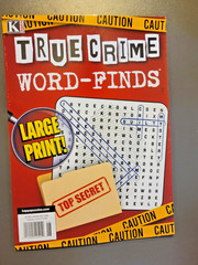 Lot of 2 Word-Search Large Print Puzzle Books-Kappa True Crime & Search & Circle