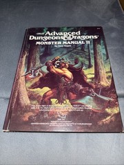 Monster Manual II AD&D #2016 Advanced Dungeons and Dragons 1983 TSR Hardcover
