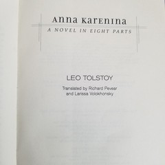 Anna Karenina Paperback Soft Cover Leo Tolstoy 800+ Pages Y2K Edition