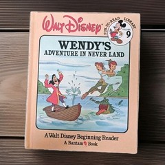 Disney Fun-To-Read Library V 9 Wendys Adventure In Never Land HC 1986 Peter Pan