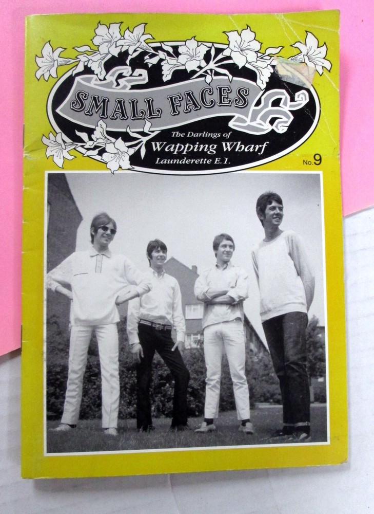 SMALL FACES Wapping Wharf U.K. FANZINE No.9 /36 pages Good Condition #783