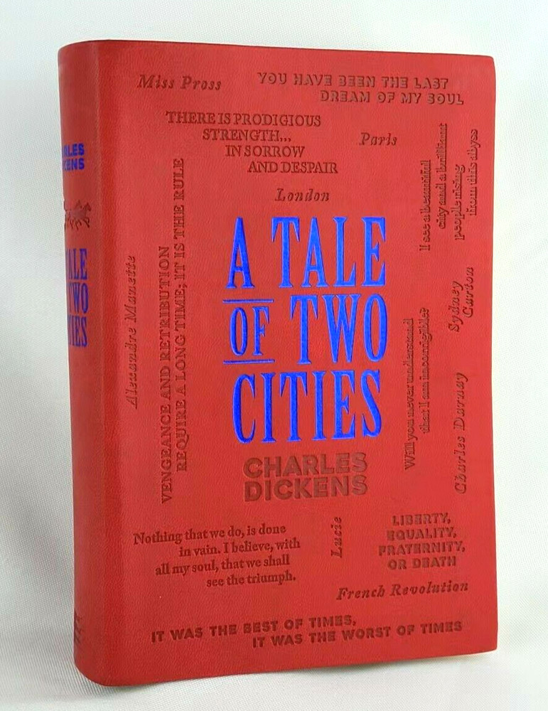A TALE OF TWO CITIES by Charles Dickens Flexi Bound Soft Faux Leather Brand NEW