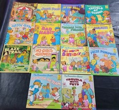 Berenstain Bears Book Lot 14 Kids Children Books First Time Books Vintage Mix