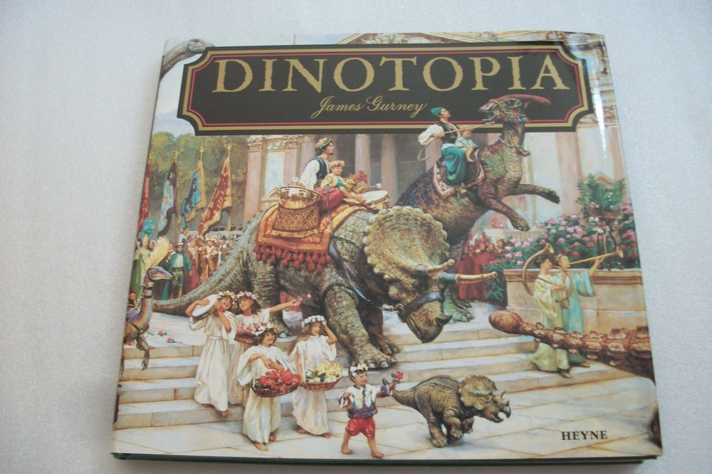 Dinotopia by James Gurney – GERMAN LANGUAGE Edition – 1993 – Hardcover w/DJ