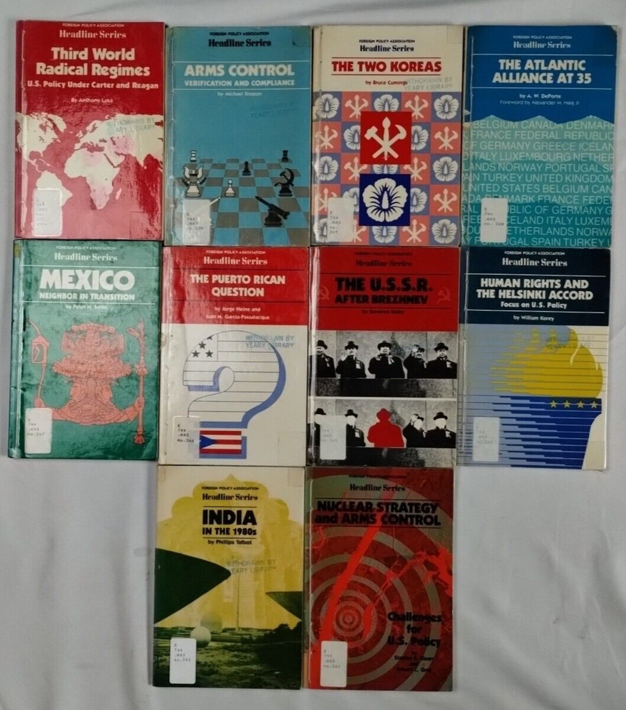 Lot Of 10 HEADLINE SERIES Vintage Paperback Books 1983-1985 No. 261-279