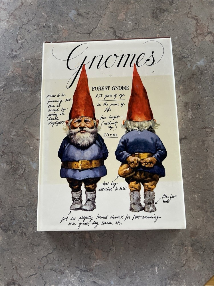 Gnomes by Will Huygen & Rien Poortvliet 1977 1st USA print Hardcover