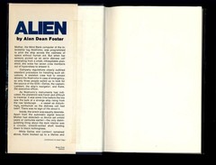 ALIEN by Alan Dean Foster * 1979 Warner Bros HB/DJ – BCE details scanned