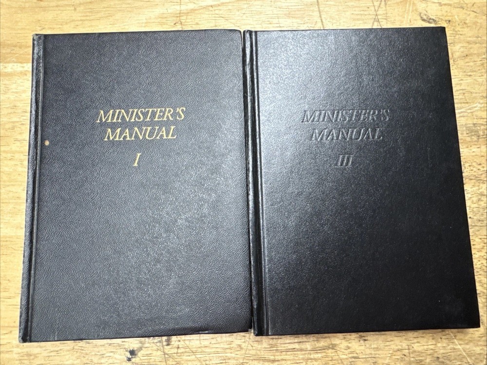 Ministers Manual Set 2 Volumes 1 & 3 William Pickthorn Gospel Publishing House