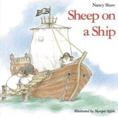 Sheep on a Ship; Sandpiper Houghton Miff- 9780395643761, paperback, Nancy E Shaw