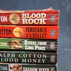Ralph Cotton Western Lot 9 PB Books Mixed Titles Action Western Set