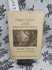 Thoughts and meditations By Kahlil Gibran Hardcover