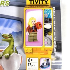LEGO Jurassic World A New Era of Dinosaurs Book + Dr. Ellie Sattler Minifigure