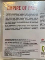 Empire Of Pain Adio Disk Set Patrick Radden Keefe 18 Hours, 8 Minutes