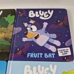 Bluey 4 Book Bundle The Creek, The Beach, Fruit Bat, Bob Bilby Hardcover