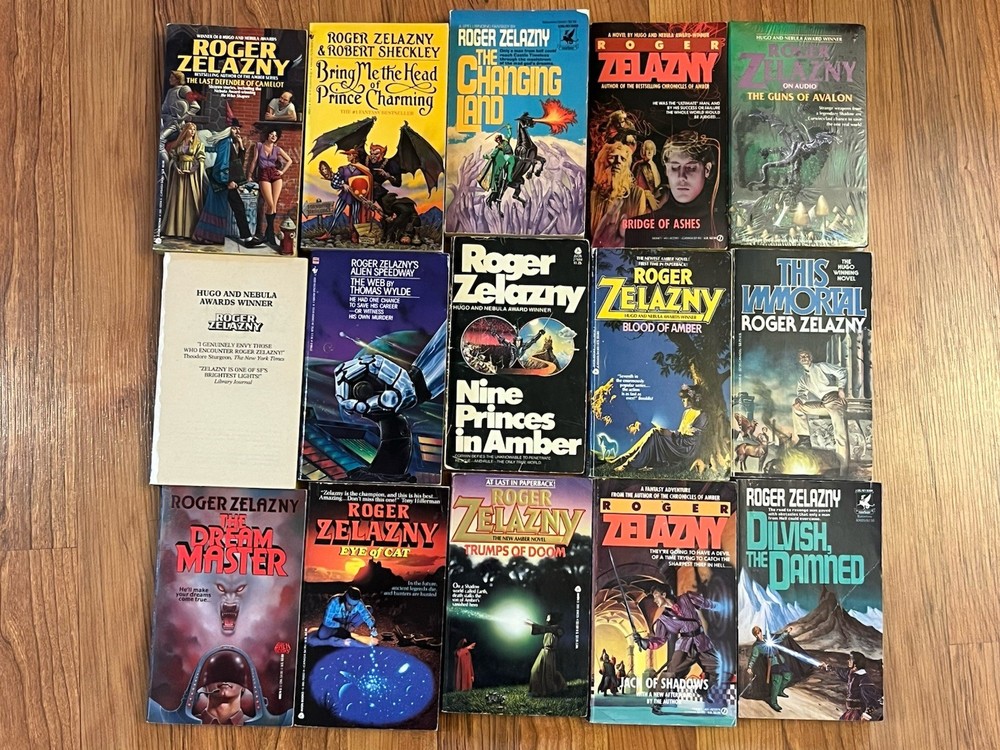 Roger Zelazny Book Lot Audio Book Sci-Fi
