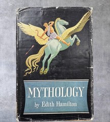 Mythology Edith Hamilton 1942 Hardcover Book VTG DJ