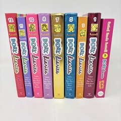 Lot of 9 DORK DIARIES By Rachel Renee Russell Mix HC and SC 1 is Drama Queen Ser
