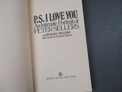 P.S. I LOVE YOU (AN INTIMATE PORTRAIT OF PETER SELLERS) 1983 Paperback PB
