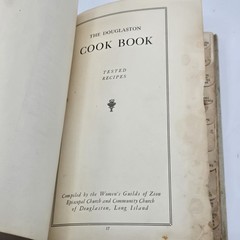 Vintage Cook Books Lot Of 2 1920s-40s Church Cookbooks Wisconsin And Long Island