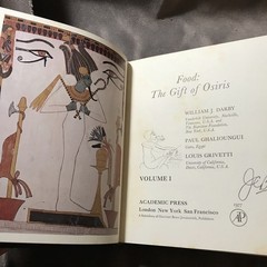 Food: The Gift of Osiris Boxed Set Darby Ghalioungui Grivetti Academic Press