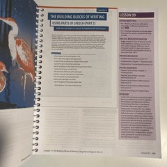 BJU Press Writing & Grammar Grade 9 Teacher’s Edition Part 1 & 2 4th Edition