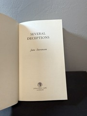 Several Deceptions by Jane Stevenson 1st Edition 1999 Jonathan Cape Hardcover