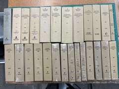 Mixed Set „CALIFORNIA COMPENSATION CASES” 26 bound vols. + 53 loose booklets VG