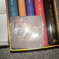 Percy Jackson And The Olympians Complete HardBack Book Set In Collectors Box GC