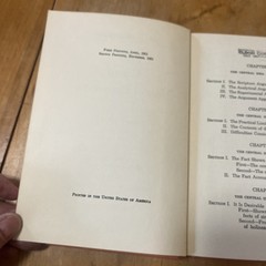 THE CENTRAL IDEA OF CHRISTIANITY Hard Back 1951