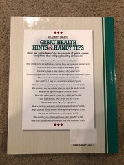 Great Health Hints & Handy Tips (Reader’s Digest General Books)