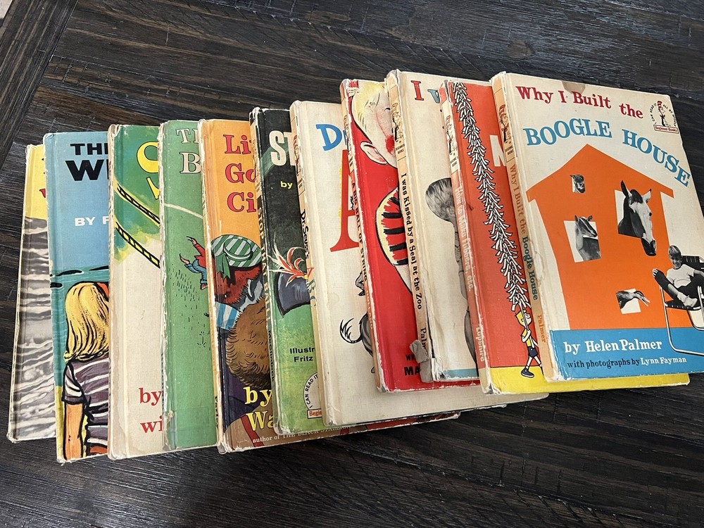 Lot Of 11 Vintage Dr Seuss Hardcover Books Multiple Titles & Authors Rare