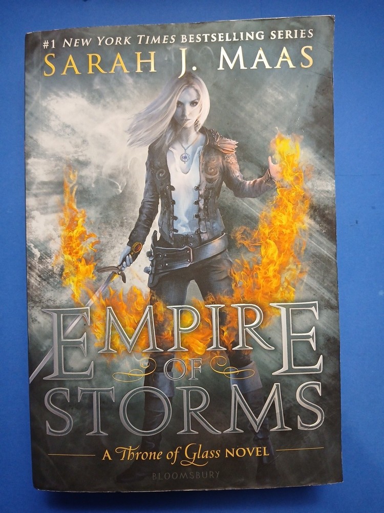 Throne of Glass Empire of Storms Sarah J. Maas Paperback OOP Original Cover