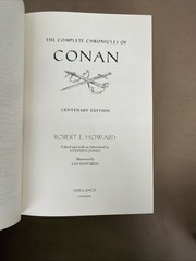 COMPLETE ILLUSTRATED CHRONICLES OF CONAN Robert E Howard Faux Leather Bound