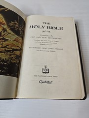 Holy Bible Red Letter Concordance Edition 1970 National Bible Press