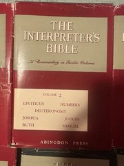 The Interpreters Bible 1957 commentary – lot of 8 – volumes 1-4, 6, 8, 9, 11