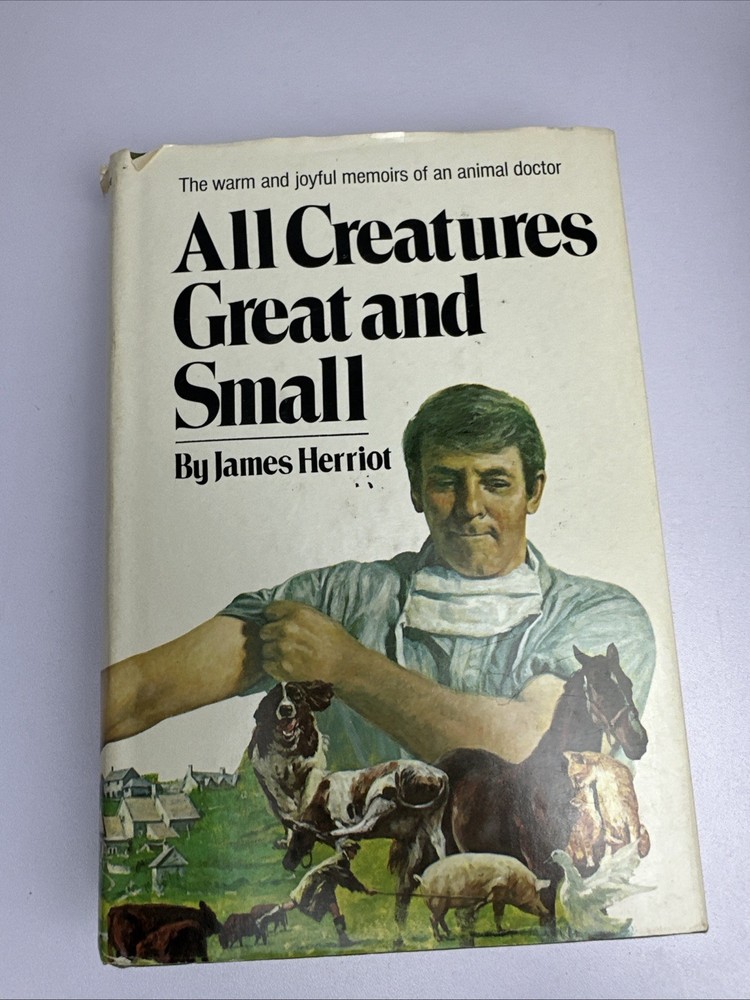 All Creatures Great and Small, James Herriot Book Club Edition 1972 VG HC