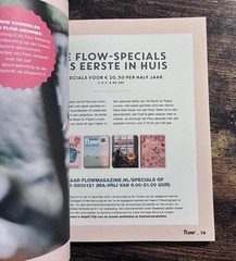 Flow Magazine Special Edition Issue „Calm Down” Paperbook in Dutch Language