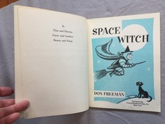 Space Witch By Don Freeman Softcover Book 1973 Children Halloween Simon Schuster