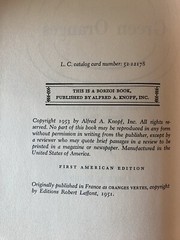Green Oranges 1953 Rene Masson First American Edition Hardcover
