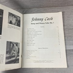 JOHNNY CASH SONG AND PICTURE FOLIO NO.1 40-PAGES LOTS OF PHOTOS 1959