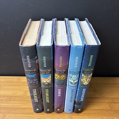 The New Prophecy Warriors Hardcover Books 1-5 by Erin Hunter All First Edition