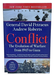 Conflict (Signed) The Evolution of Warfare 1945 to Gaza, David Petraeus Trade PB