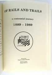 Of Rails and Trails Centennial Journey 1889-1989 South Dakota History Genealogy