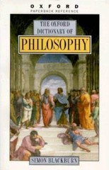 The Oxford Dictionary of Philosophy (Oxford Quick Reference) – Paperback – GOOD