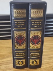 Words Of Radiance Leatherbound Vol 1 SIGNED Brandon Sanderson Dragonsteel