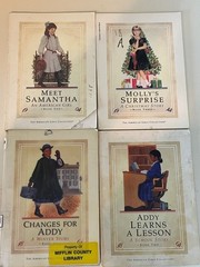 American Girl Book Lot Pleasant Company White Vintage Molly Kit Rebecca Addy