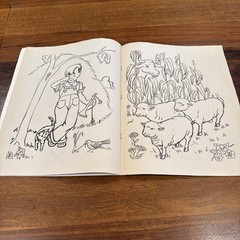 Vintage Rock – A – Bye Coloring Book Reuben H. Lilja Co. 16 Pages RARE!!!!!