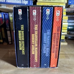 Robert Ludlum Paperback Box Set Bourne Supremacy Chancellor Osterman Parsifal